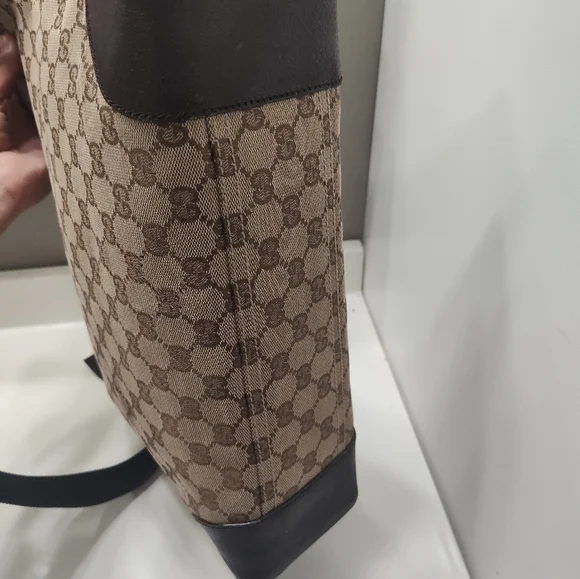 🥰 Vintage Y2K Gucci Joy Signature GG Monogram Logo Zip Top Crossbody Bag, Mint! - Picture 16 of 16